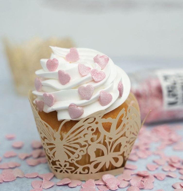 Sprinkles San Valentin Confetti Corazon Pastel Rosa Perlado