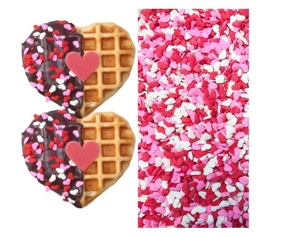 Sprinkles San Valentin Corazon Mini Tricolor - confetti fresita