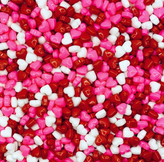 Sprinkles San Valentin Corazon Mix Rojo, Rosa, Blanco