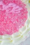 Sprinkles San Valentin Mini Cristales Blanco, Rosa 100grs C/glitter